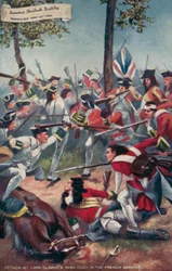 Attack by Lord Clarkes Irish Regiment in the French service, Battle of Ramillies, War of the Spanish Succession, 1706